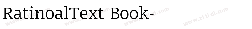 RatinoalText Book字体转换